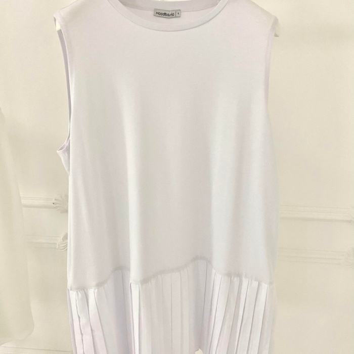 YENİ MOODBASİC KADIN ETEK UCU PLİSELİ İÇLİK MB01.22