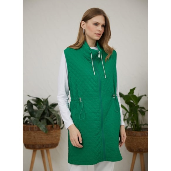 YENİ MOODBASİC KADIN BÜYÜK BEDEN KAPİTONE YELEK BB28.70