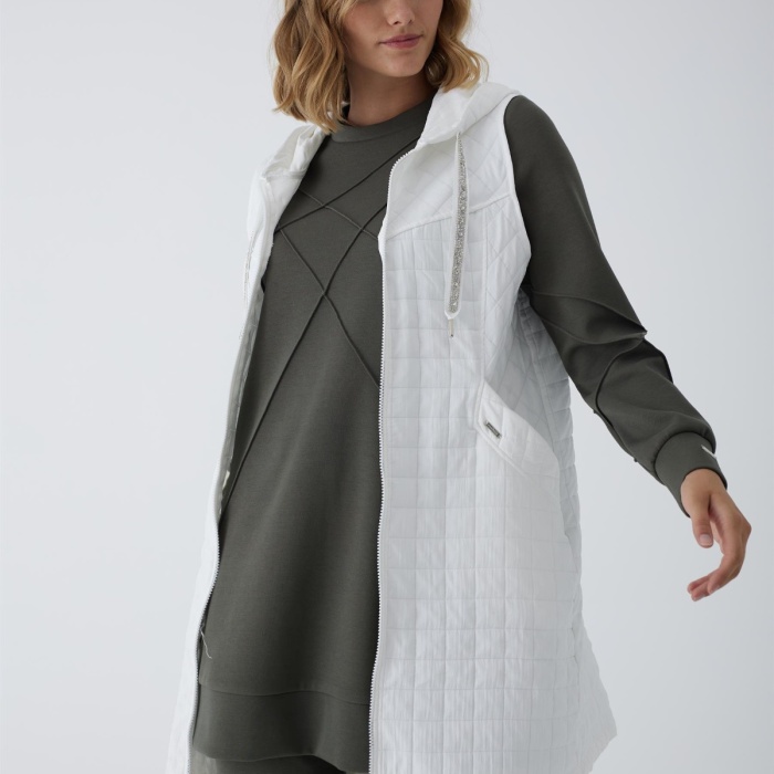 YENİ MOODBASİC KADIN TAŞLI KORDONLU İNCE YELEK MB28.59