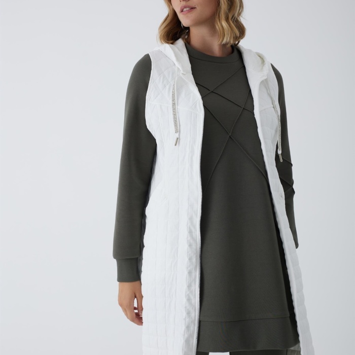 YENİ MOODBASİC KADIN TAŞLI KORDONLU İNCE YELEK MB28.59