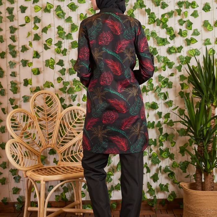 MOODBASİC YARIM FERMUARLI CEPLİ TESETTÜR MAYO SW36.146