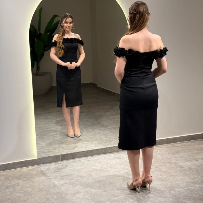 YENİ VERDA MODA KADIN AYPERİ ABİYE ELBİSE AYPERİ