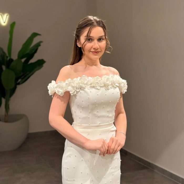 YENİ VERDA MODA KADIN AYPERİ ABİYE ELBİSE AYPERİ