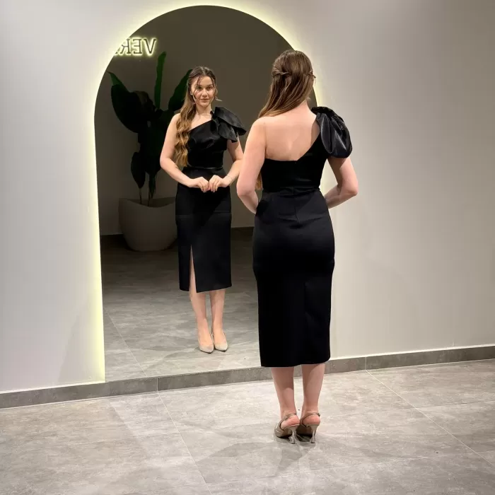 YENİ VERDA MODA KADIN TEDRA ABİYE ELBİSE TEDRA