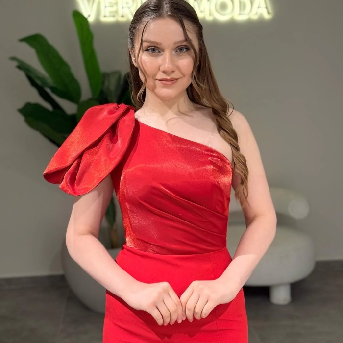 YENİ VERDA MODA KADIN TEDRA ABİYE ELBİSE TEDRA