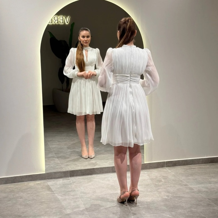 YENİ VERDA MODA KADIN TİVAT ABİYE ELBİSE TİVAT