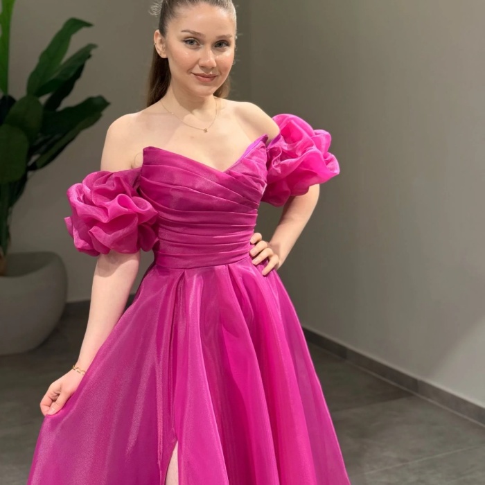 YENİ VERDA MODA KADIN ABİYE ELBİSE İLAY