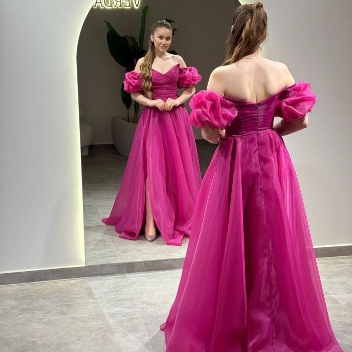 YENİ VERDA MODA KADIN ABİYE ELBİSE İLAY