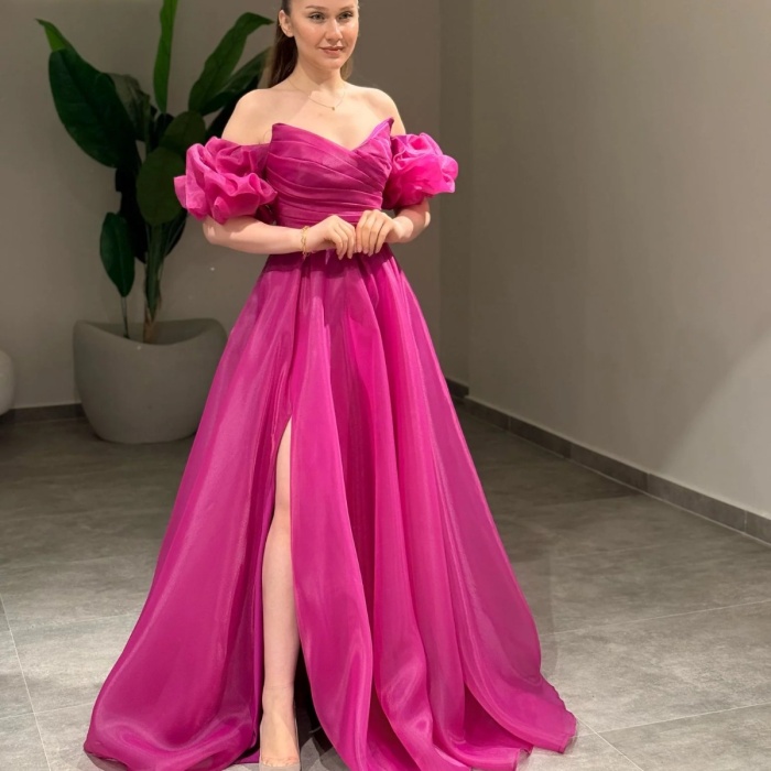 YENİ VERDA MODA KADIN ABİYE ELBİSE İLAY