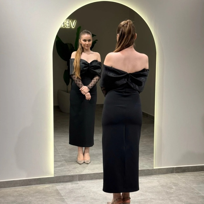 YENİ VERDA MODA KADIN NESSA ABİYE ELBİSE NESSA