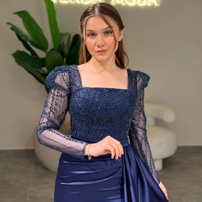 YENİ VERDA MODA KADIN VEFA ABİYE ELBİSE VEFA