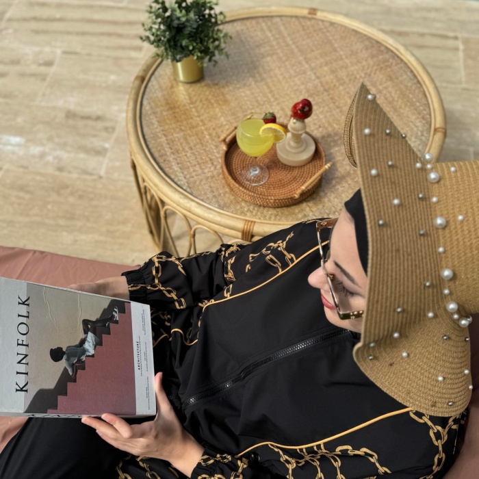 YENİ MOODBASİC KADIN GOLD ZİNCİRLİ TESETTÜR MAYO SW36.267