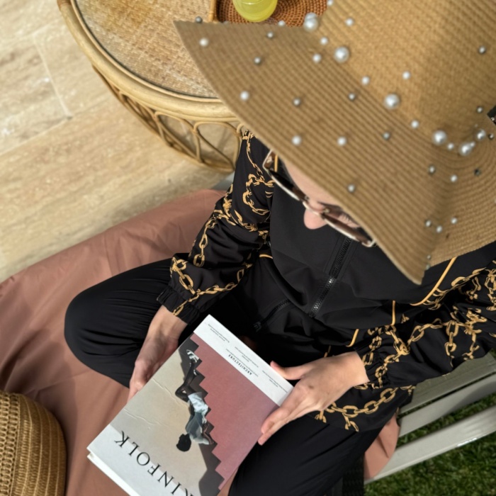 YENİ MOODBASİC KADIN GOLD ZİNCİRLİ TESETTÜR MAYO SW36.267