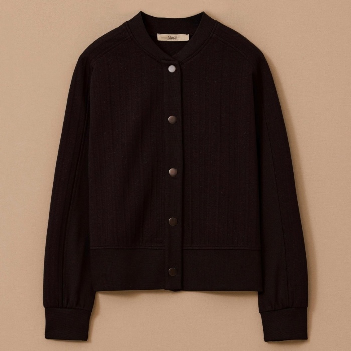 YENİ SEÇİL KADIN hakim yaka çıtçıt düğmeli ceket 10002521110023