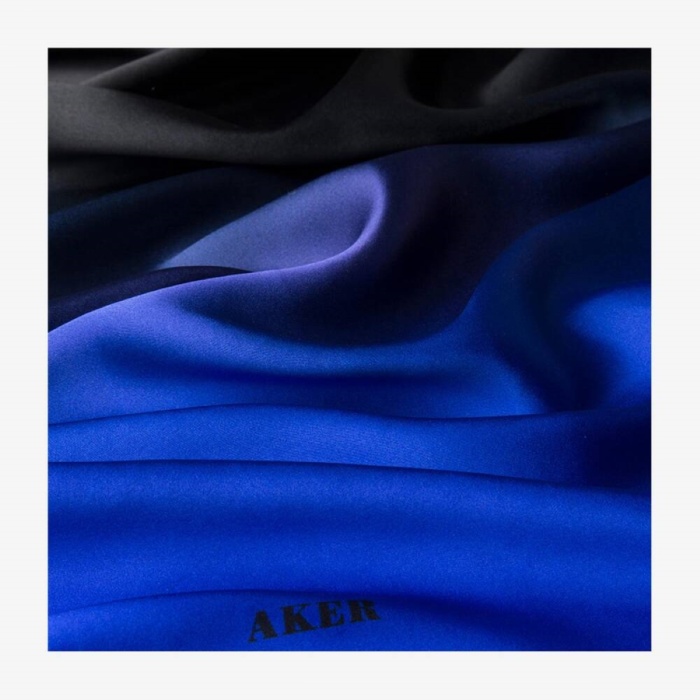 Yeni Aker Kadın Sezonsuz İpek Krep Saten Eşarp 90X90