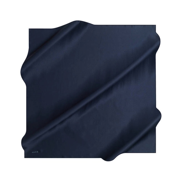 Aker Düz Taşlanmış İpek Krep Saten Eşarp 90X90