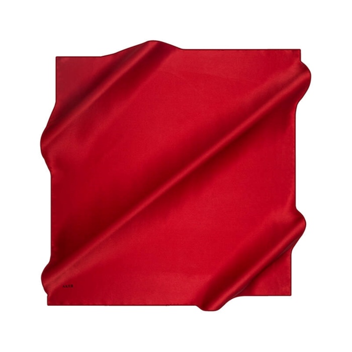 Aker Düz Taşlanmış İpek Krep Saten Eşarp 90X90