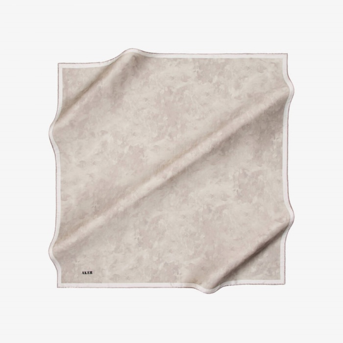 AKER KADIN İpek Krep Saten 90X90 Eşarp