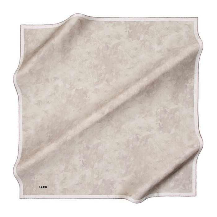 AKER KADIN İpek Krep Saten 90X90 Eşarp
