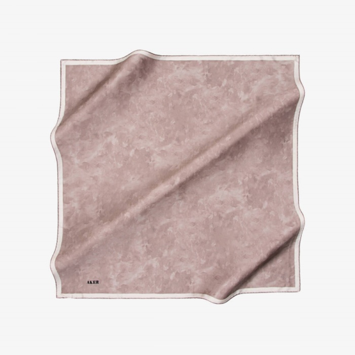 AKER KADIN İpek Krep Saten 90X90 Eşarp