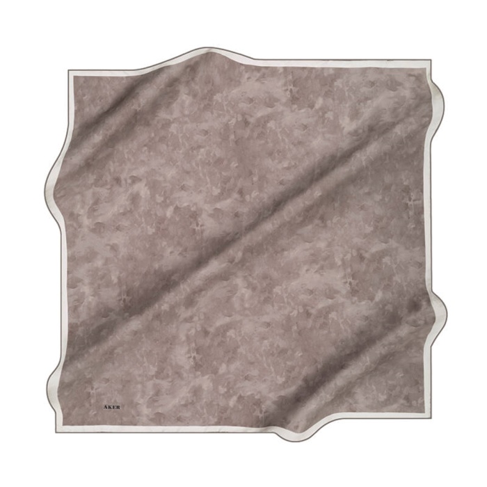 AKER KADIN İpek Krep Saten 90X90 Eşarp