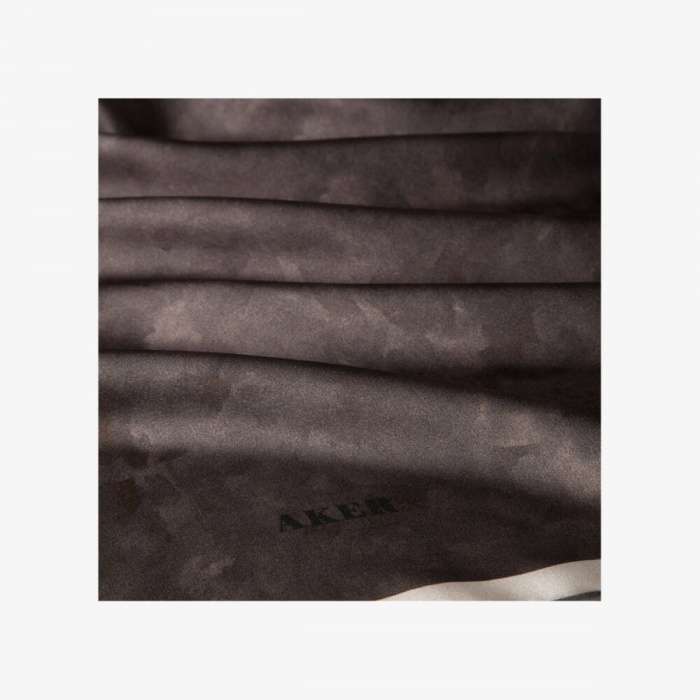 AKER KADIN İpek Krep Saten 90X90 Eşarp