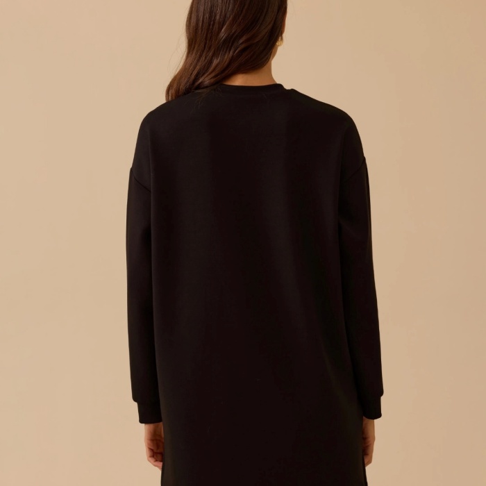 YENİ SEÇİL KADIN çiçek baskılı sweatshirt 10002522311008