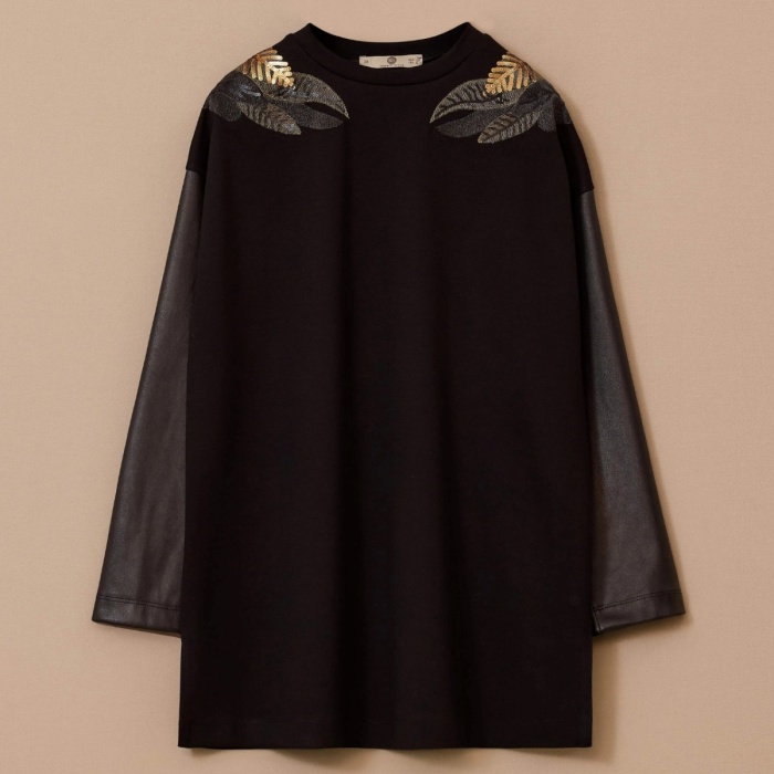 YENİ SEÇİL KADIN omuz nakışlı sweatshirt 10002522311012