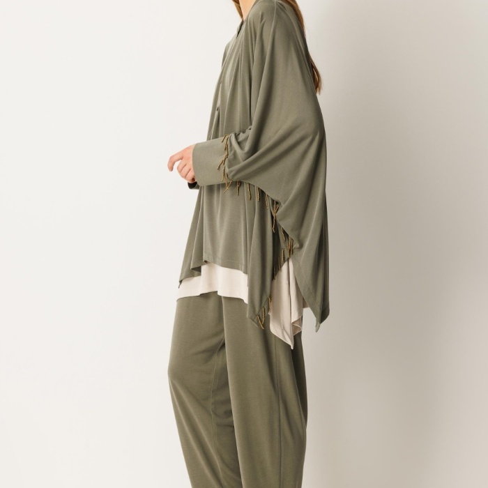 YENİ GHİSA KADIN Yarasa Kol Takım 26KGSTKM3210