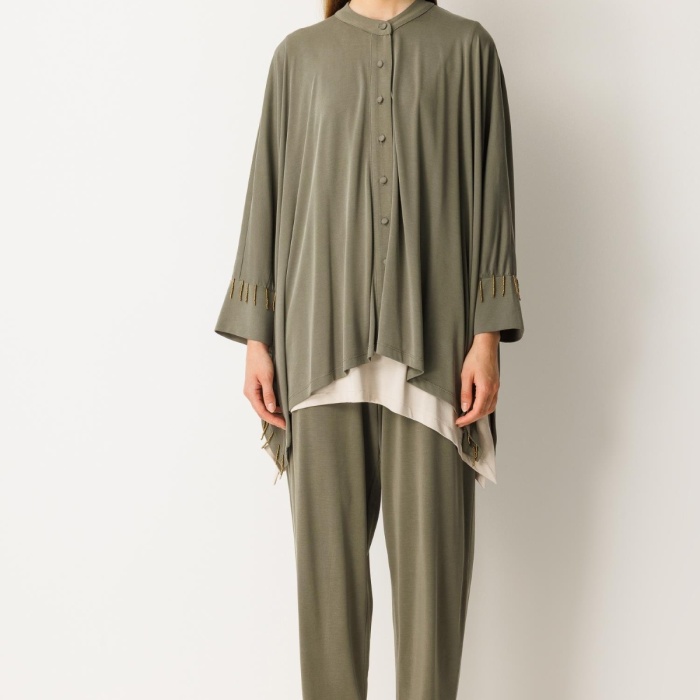 YENİ GHİSA KADIN Yarasa Kol Takım 26KGSTKM3210