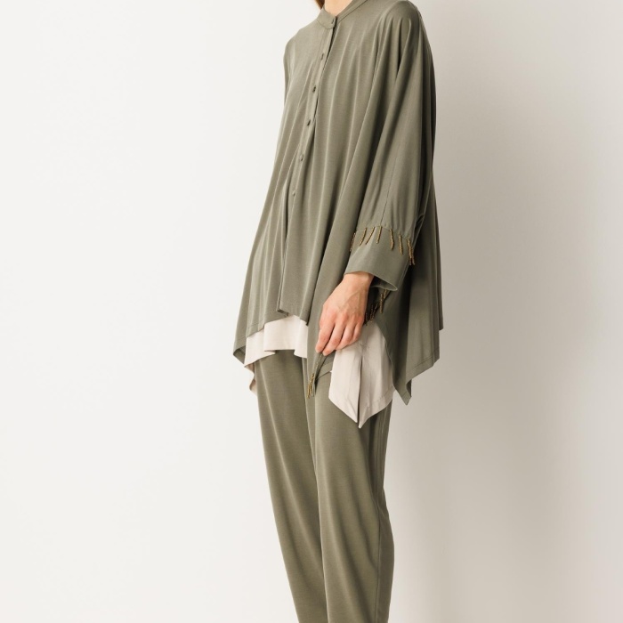 YENİ GHİSA KADIN Yarasa Kol Takım 26KGSTKM3210