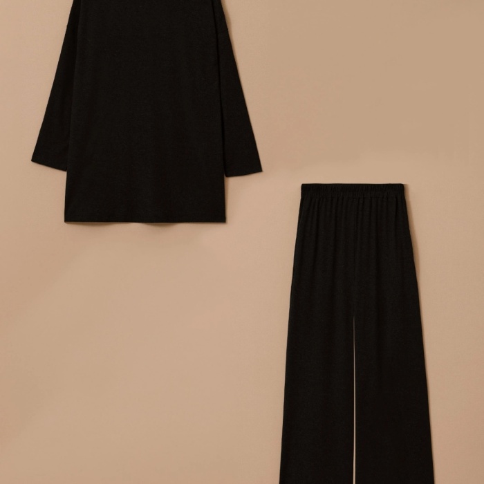 YENİ SEÇİL KADIN dökümlü basic takım 10002522711004