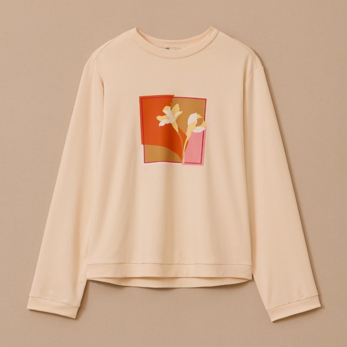 YENİ SEÇİL KADIN BASKILI SWEATSHİRT 10002512311008