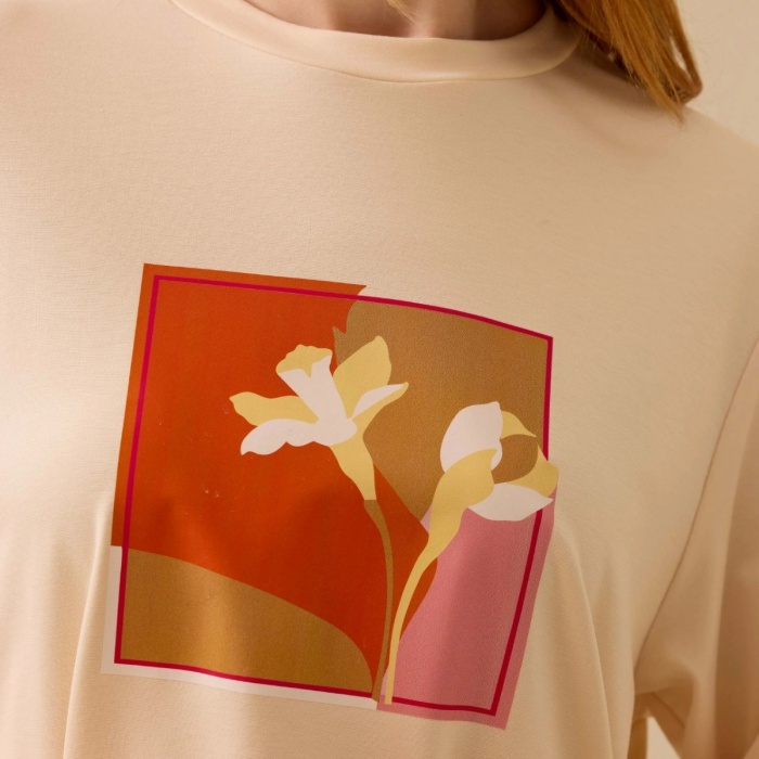 YENİ SEÇİL KADIN BASKILI SWEATSHİRT 10002512311008