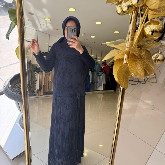 YENİ FUAT GÜRŞEN KADIN DESENLİ ETEKLİ TAKIM 25Y3351