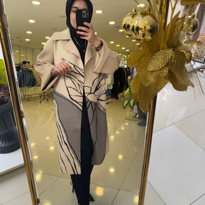 YENİ MY312 KADIN BASKILI GİY ÇIK 25S7851