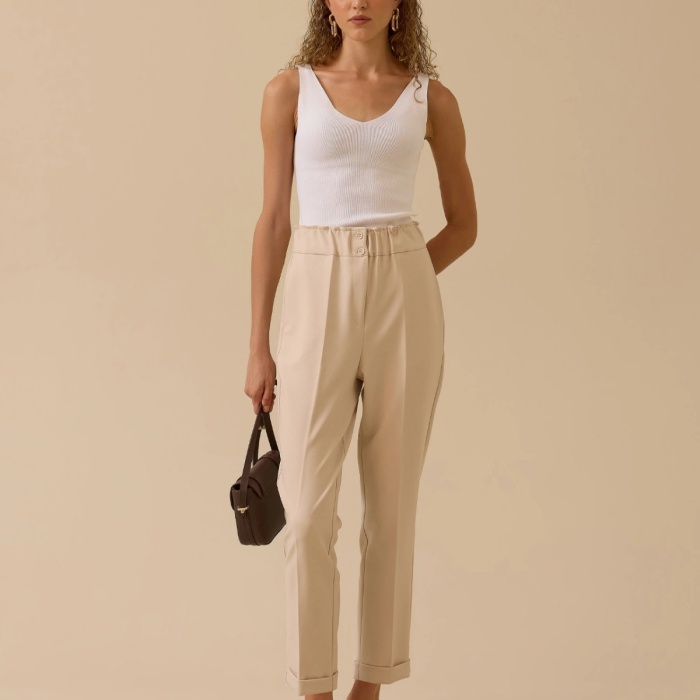 YENİ SEÇİL KADIN lena havuç kesim pantolon 10002521010036