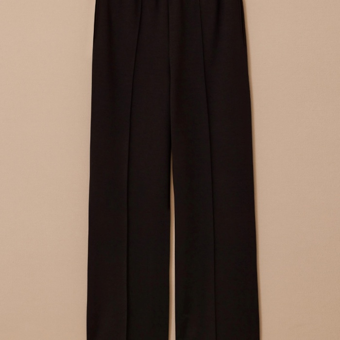 YENİ SEÇİL KADIN büyük beden bol paça elastik bel pantolon 10002521014009