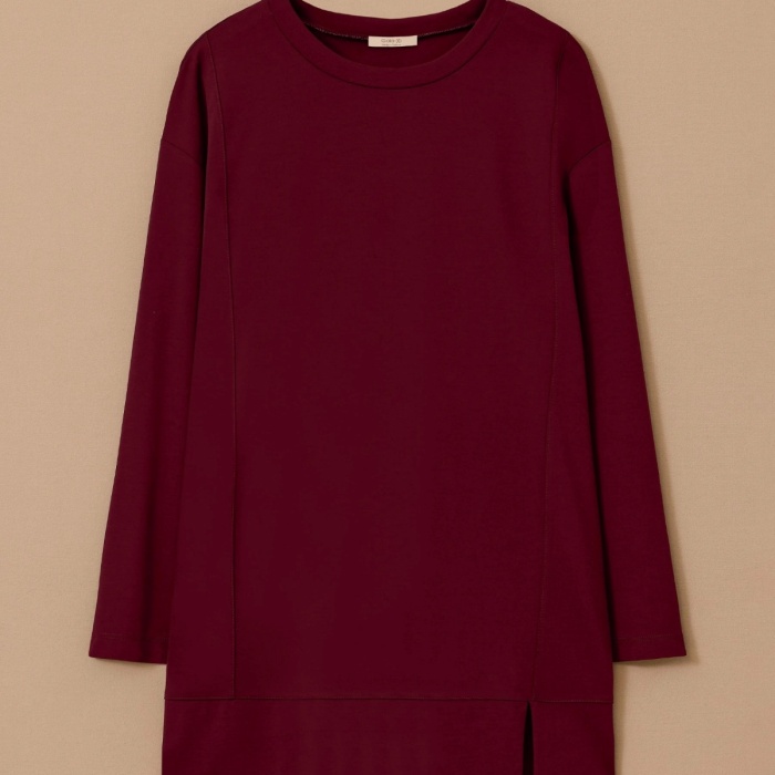 YENİ SEÇİL KADIN büyük beden uzun kollu basic tunik 10002521214014