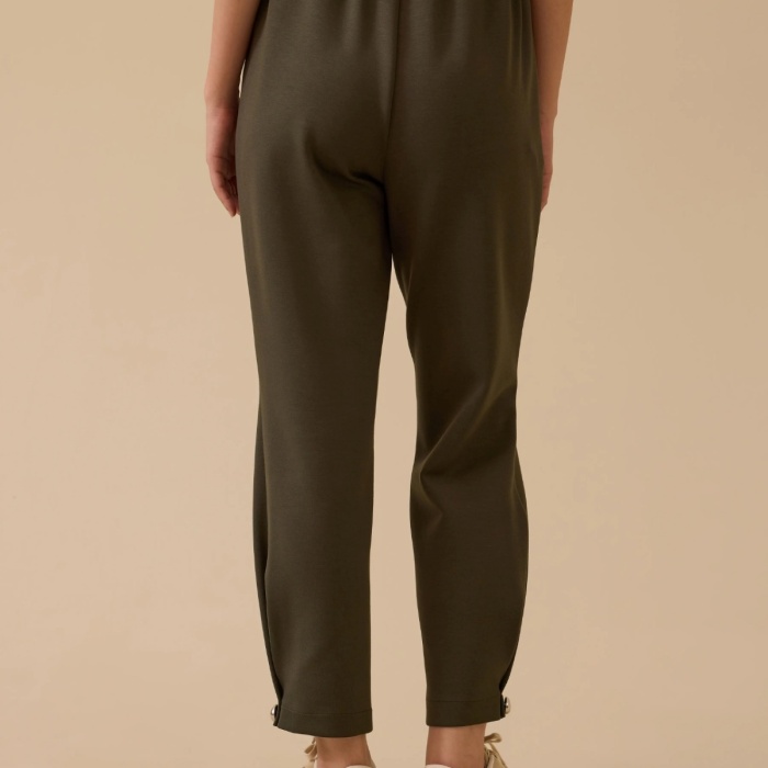 YENİ SEÇİL KADIN paça detaylı bilek boy havuç pantolon 10002521011004