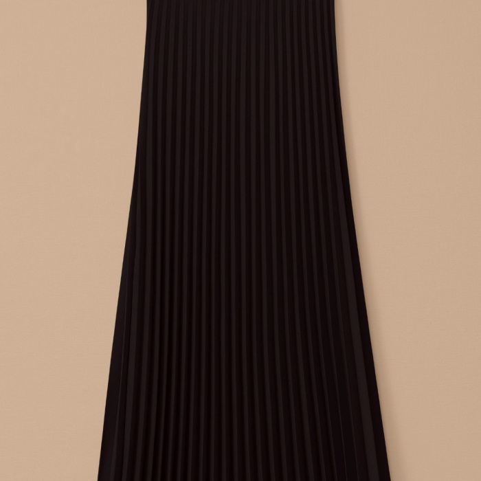 YENİ SEÇİL KADIN esnek bel pliseli basic etek 10002521611019