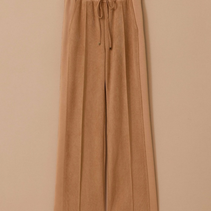 YENİ SEÇİL KADIN cepli bağcıklı süet pantolon 10002521011026