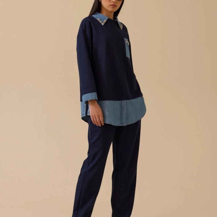 YENİ SEÇİL KADIN elastik bel cepli pantolon 10002521011006