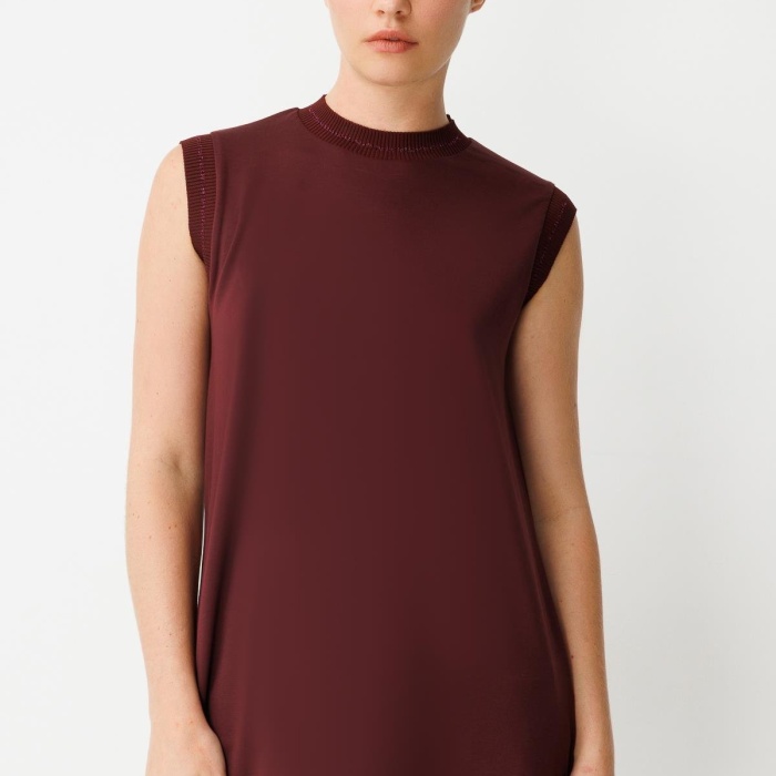 YENİ GHİSA KADIN KOLSUZ TUNİK GSBASİC4677