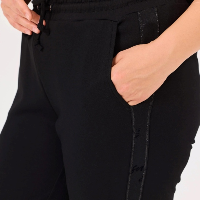 YENİ SEÇİL KADIN büyük beden bağcıklı cepli eşofman altı 10002421014015