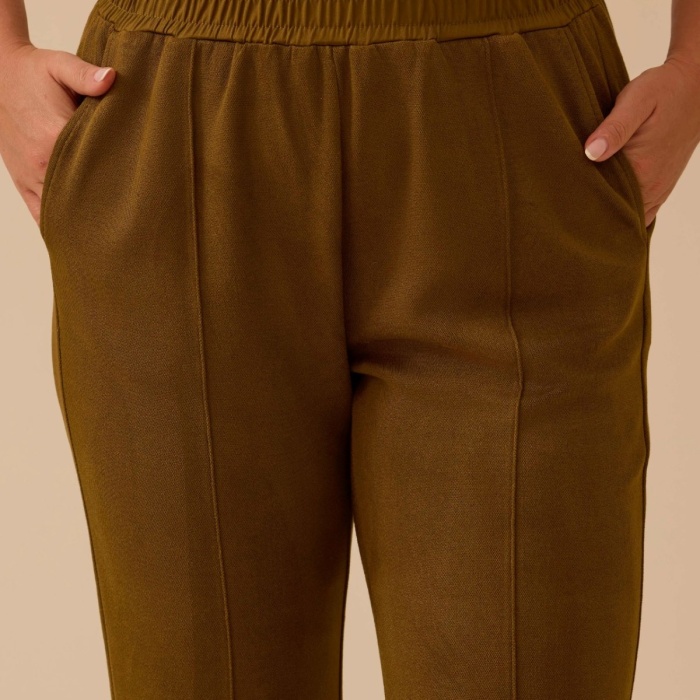 YENİ SEÇİL KADIN büyük beden elastik bel bilek boy eşofman altı 10002421014016