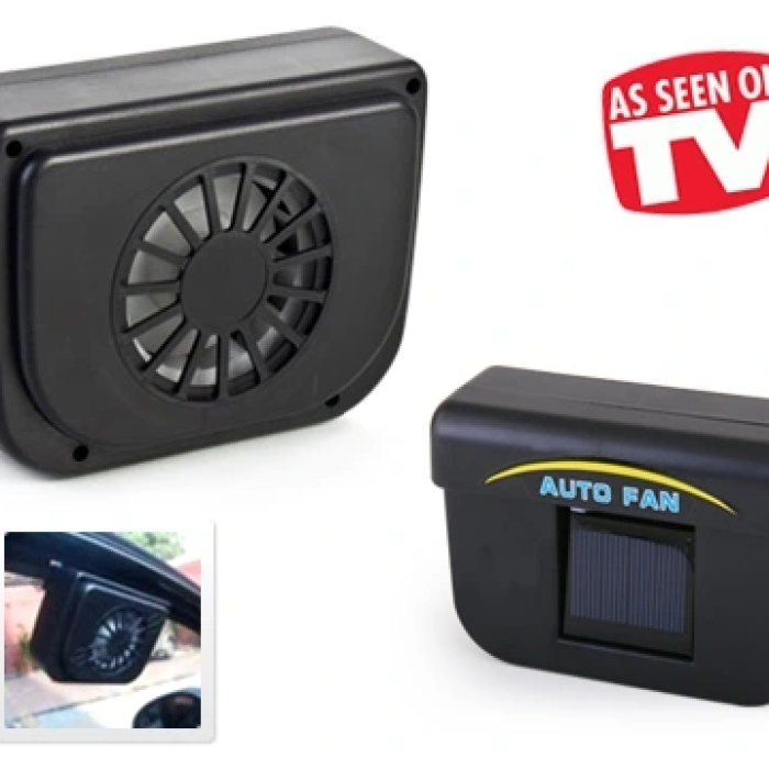 Auto Fan Güneş Enerjisiyle Çalışan Araç İçi Soğutucu