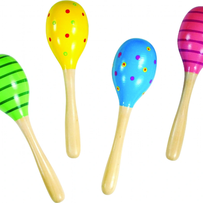 Renkli Ahşap Marakas