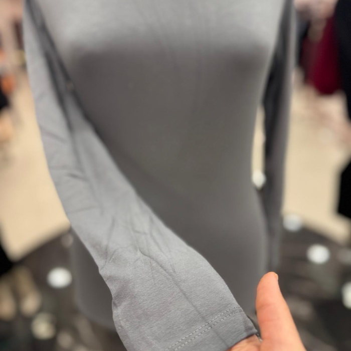 ENSAR GİYİM KADIN UZUN KOLLU SIFIR YAKA PENYE BODY