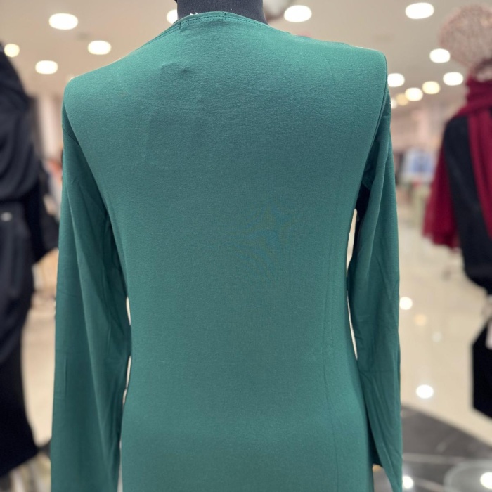 ENSAR GİYİM KADIN UZUN KOLLU SIFIR YAKA PENYE BODY